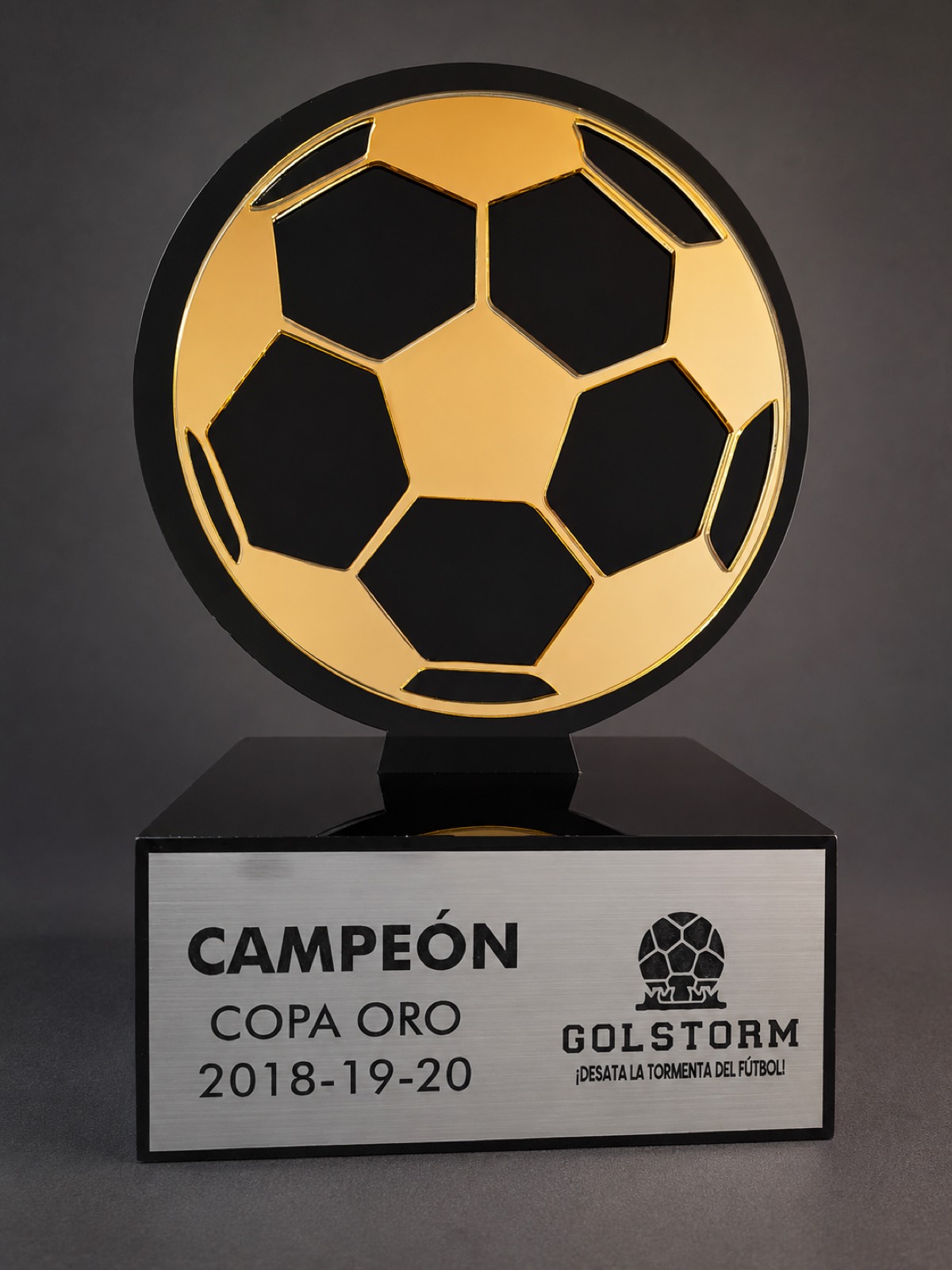 Reconocimiento de acrílico con forma de balón