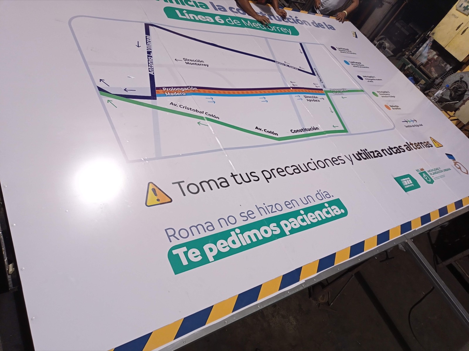 Señalización gran formato Metrorrey